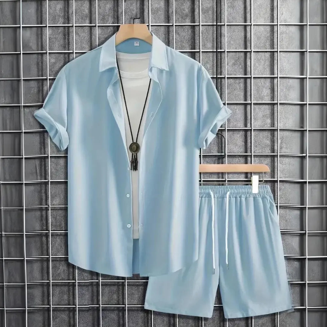 Azure Mist Summer Suit Artisio
