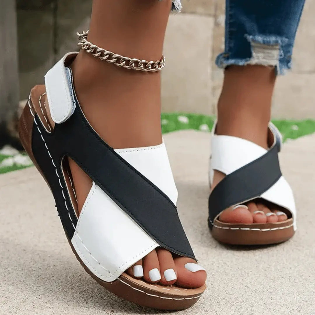 Nina Orthopedic Wedge Sandals Artisio
