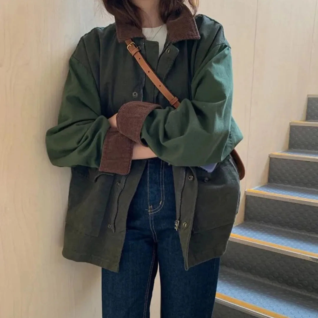 Ingrid Vintage Corduroy Utility Jacket Artisio