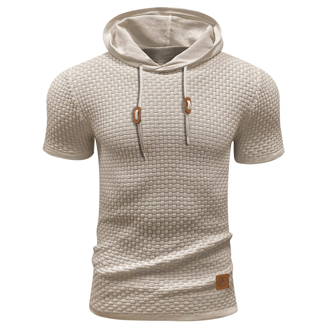 AT | Men’s Textured Short Sleeve Hoodie