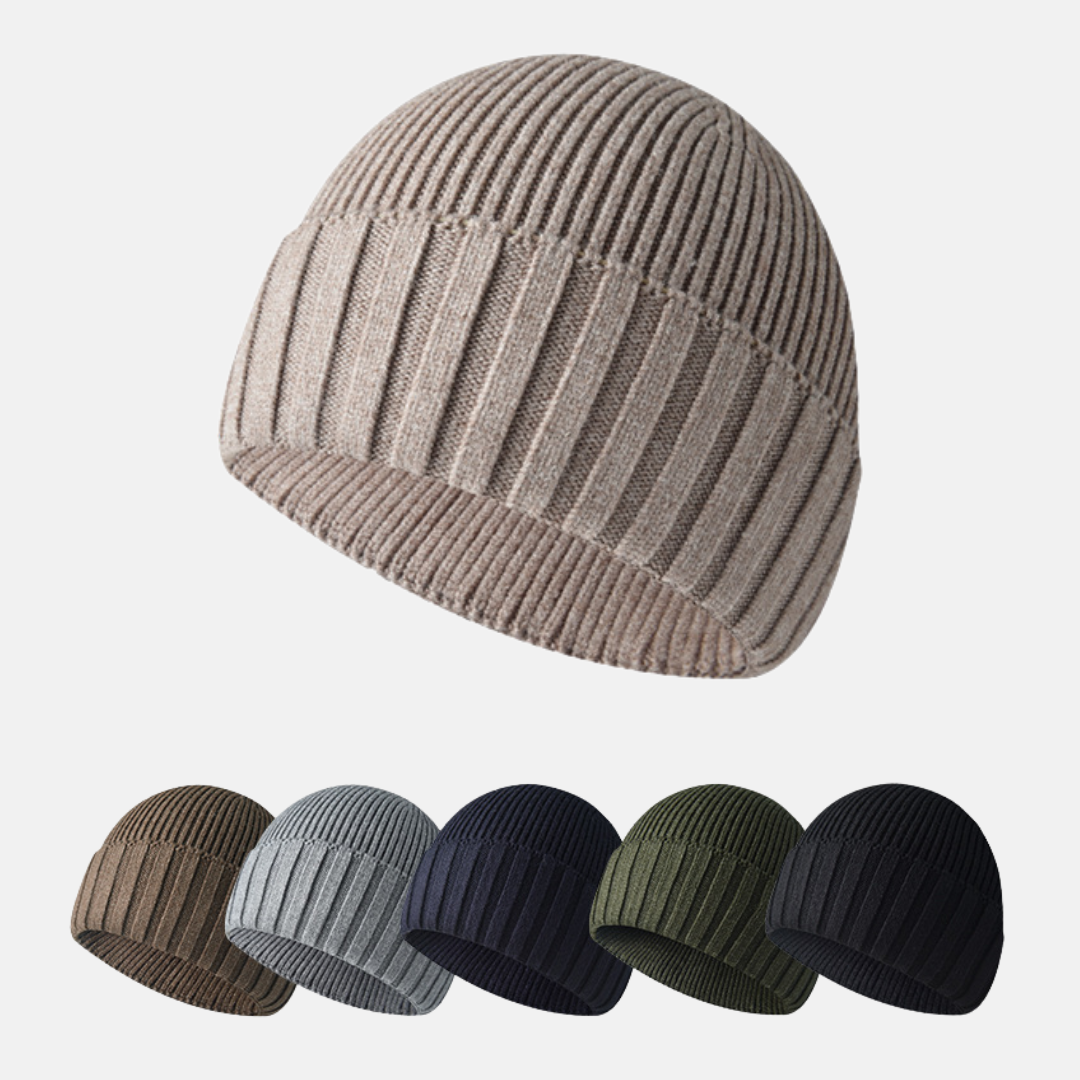 Unisex Folded Knitted Beanie Artisio