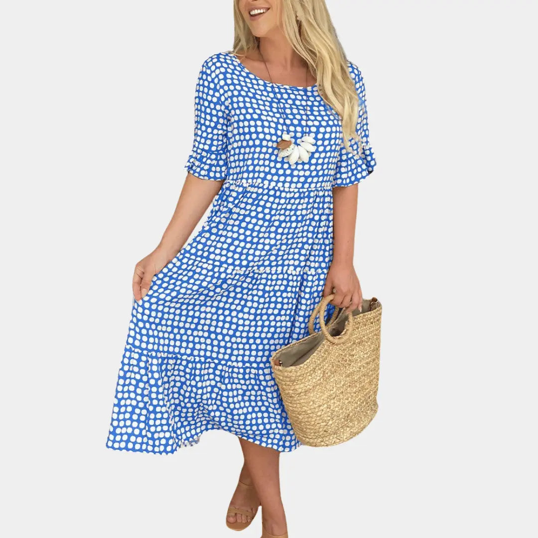 Daisy Summer Midi Dress Artisio
