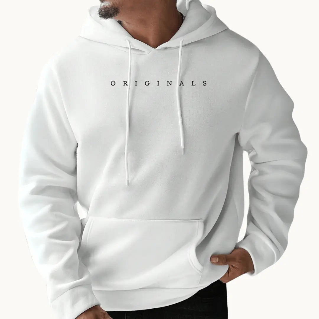 Men’s ORIGINALS White Pullover Hoodie Artisio
