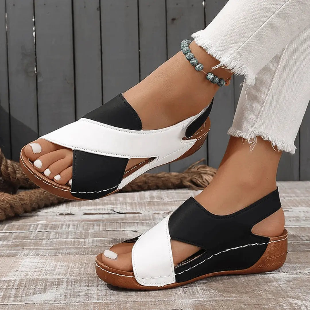 Nina Orthopedic Wedge Sandals Artisio