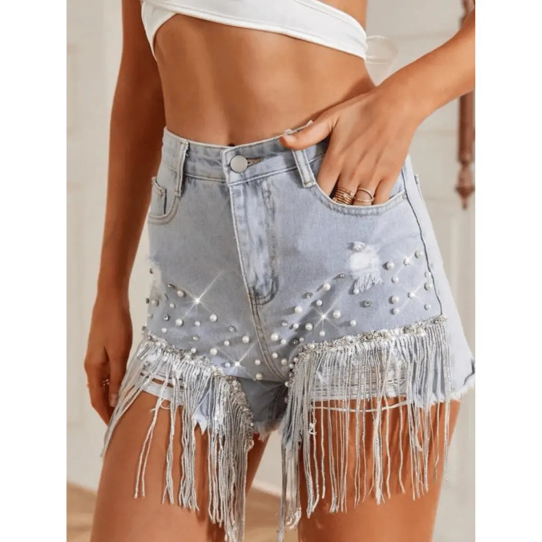 Olivia Denim Shorts Artisio