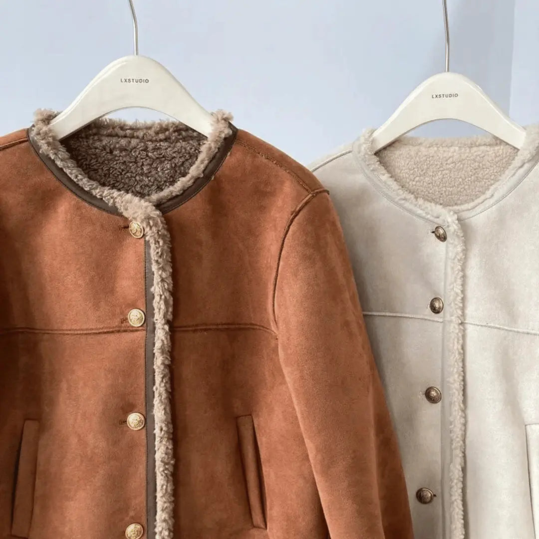 Sherpa Edge Jacket by Evelyn Montclair Artisio