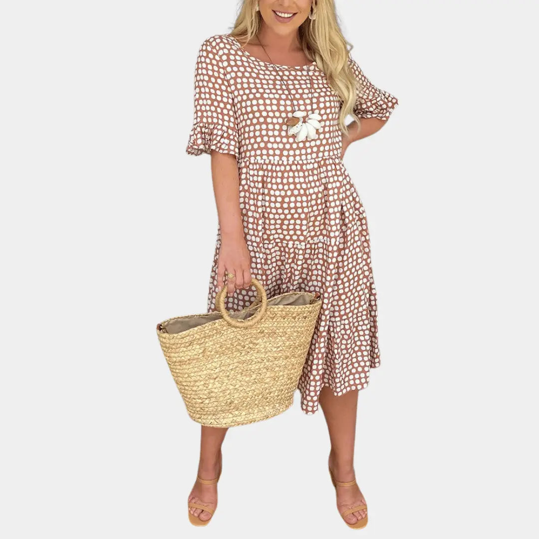 Daisy Summer Midi Dress Artisio
