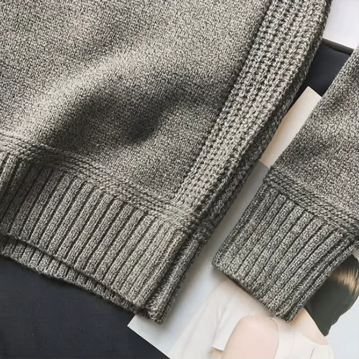 Brandon Elbow Patch Sweater Artisio