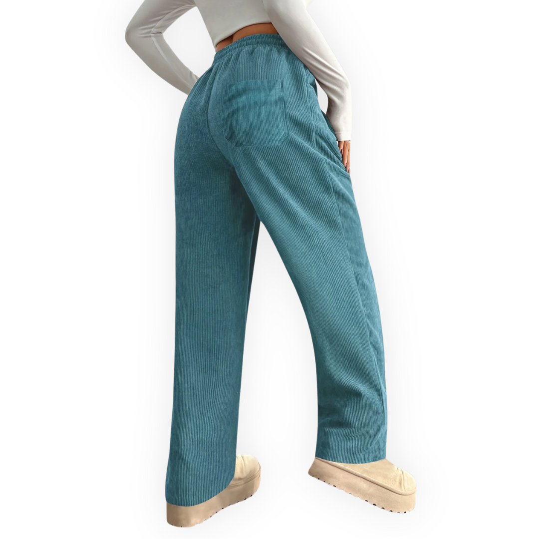 AT | Women’s Relaxed Fit Corduroy Wide Leg Pants