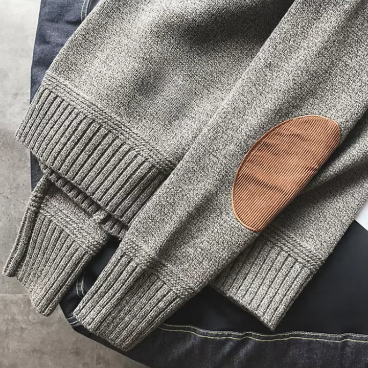 Brandon Elbow Patch Sweater Artisio