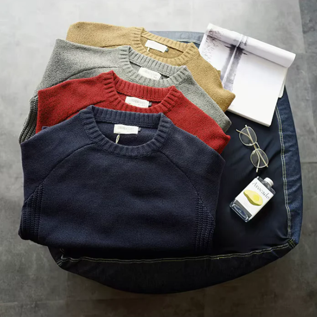 Brandon Elbow Patch Sweater Artisio