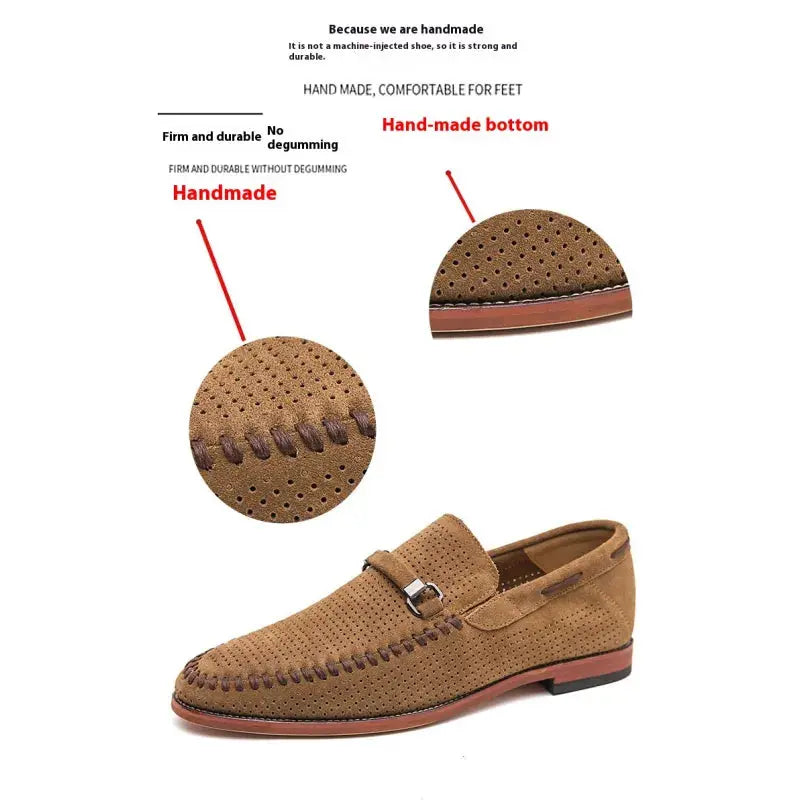 Giovanni Suede Loafers Artisio