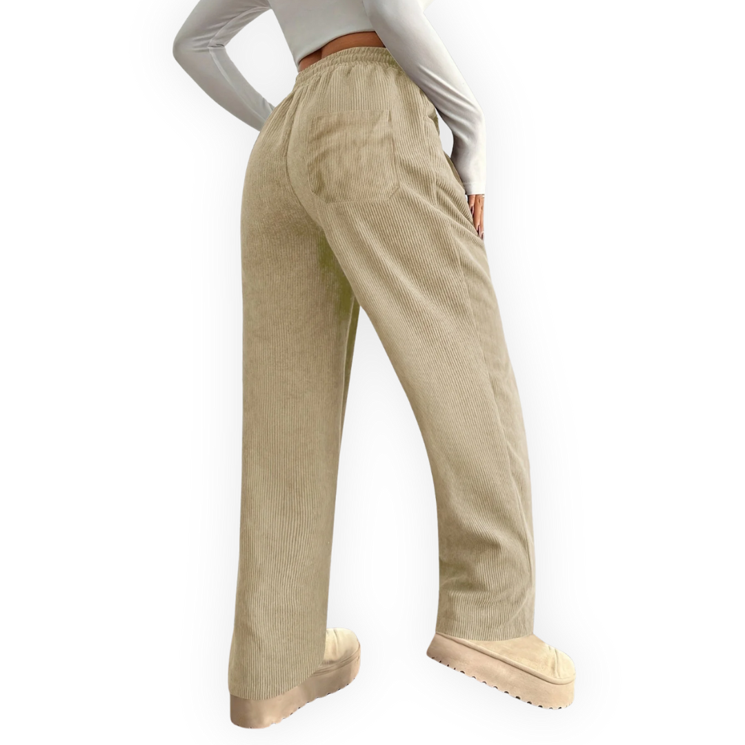 AT | Women’s Relaxed Fit Corduroy Wide Leg Pants