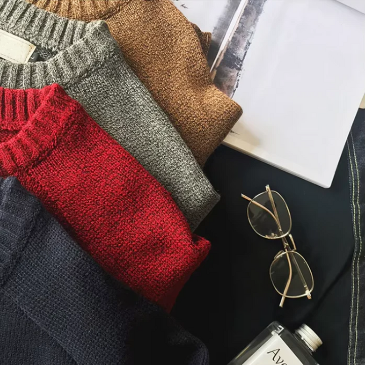 Brandon Elbow Patch Sweater Artisio