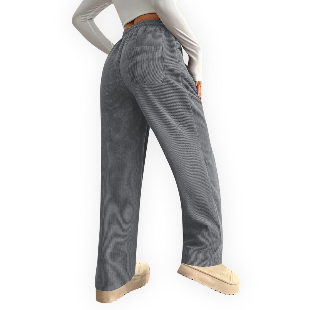 AT | Women’s Relaxed Fit Corduroy Wide Leg Pants
