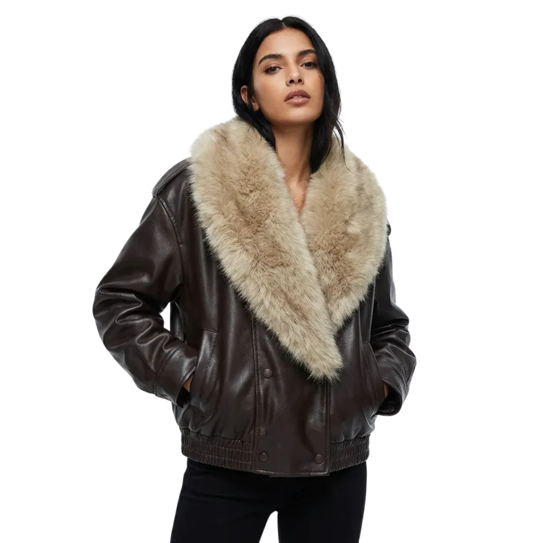 AT | Asha Faux Leather Jacket