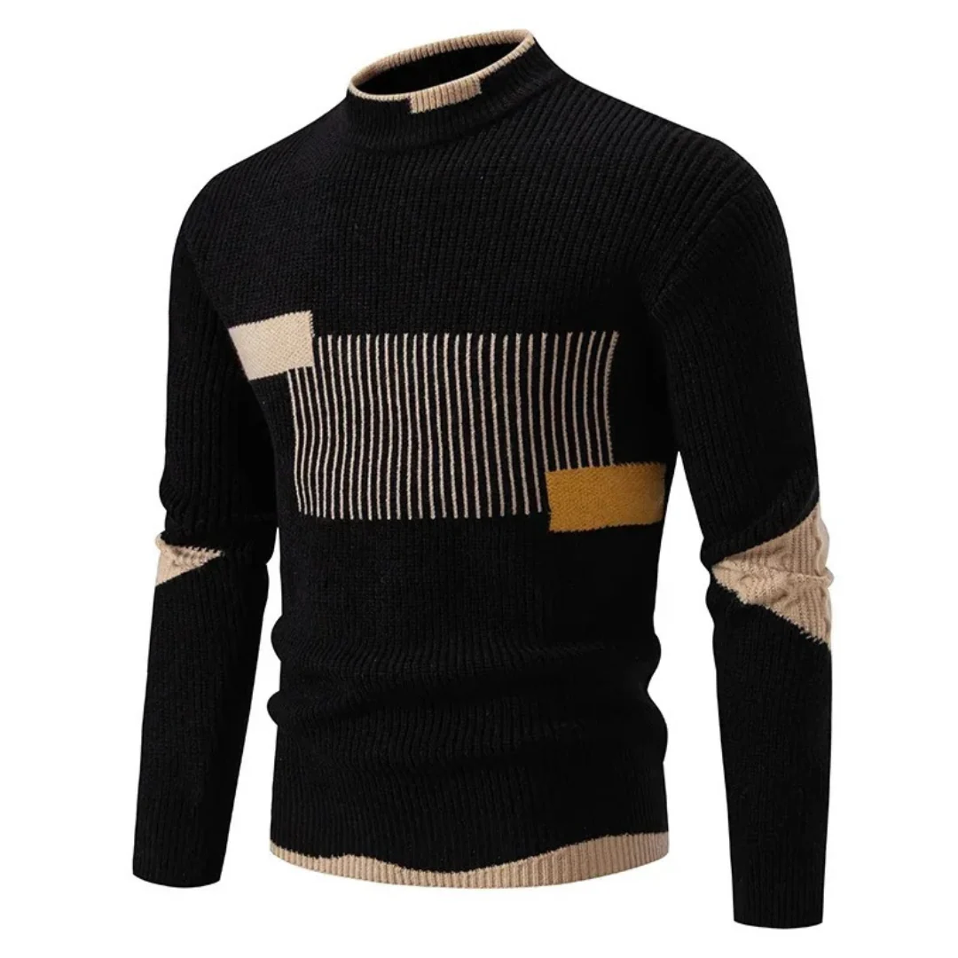 AT | Men’s Abstract Panel Sweater
