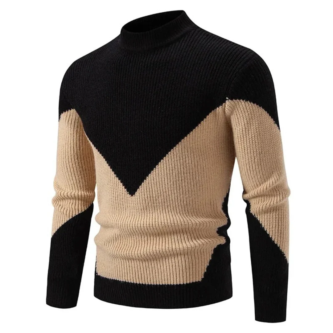 AT | Men’s Abstract Panel Sweater