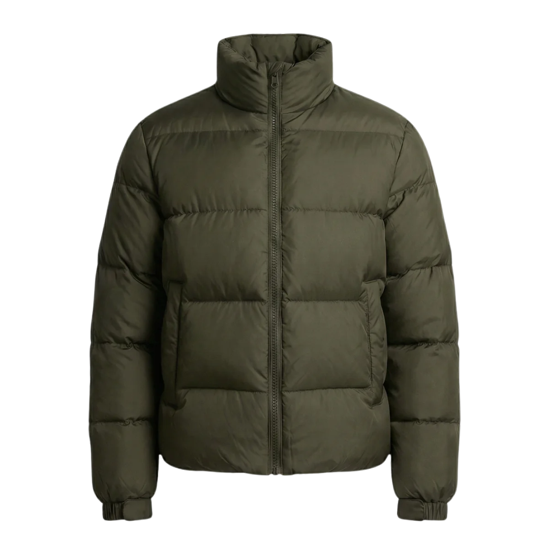 AT | Men’s Duck-Down Hooded Puffer Jacket