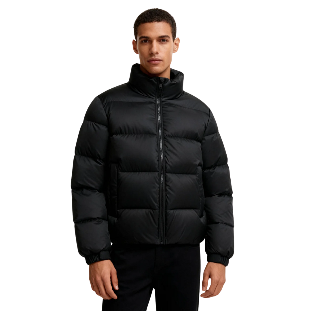 AT | Men’s Duck-Down Hooded Puffer Jacket