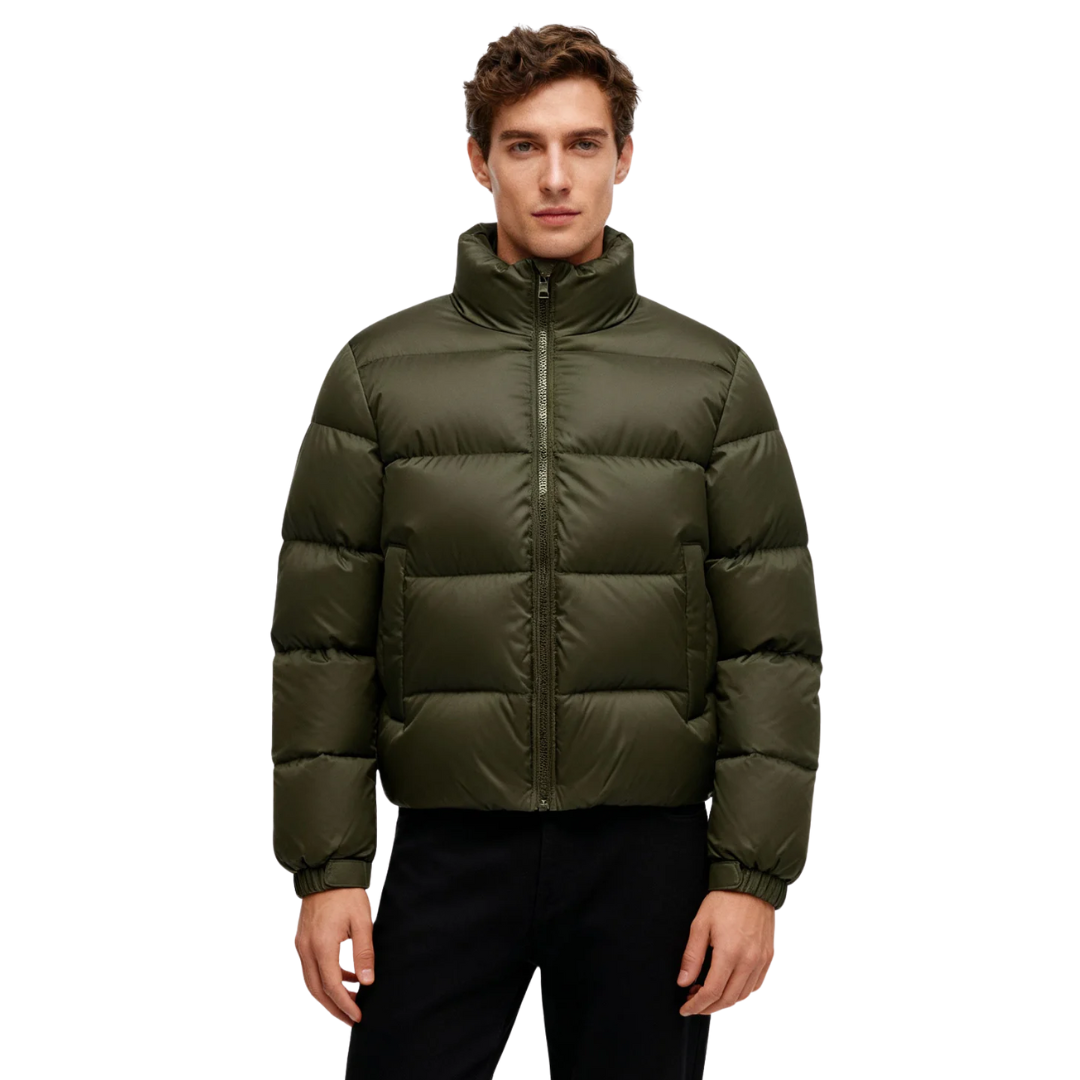 AT | Men’s Duck-Down Hooded Puffer Jacket