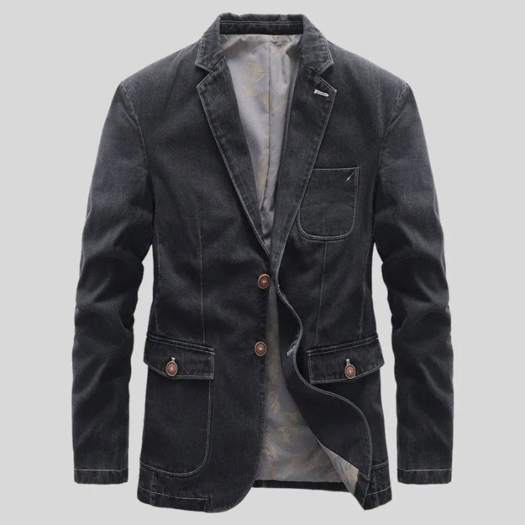 Adrian Rugged Denim Blazer Artisio