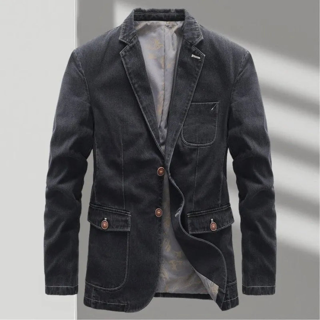 Adrian Rugged Denim Blazer Artisio