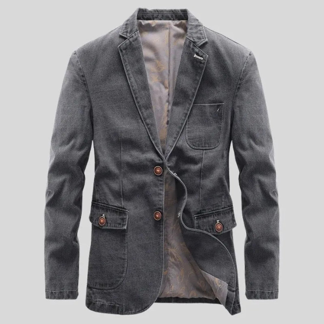Adrian Rugged Denim Blazer Artisio