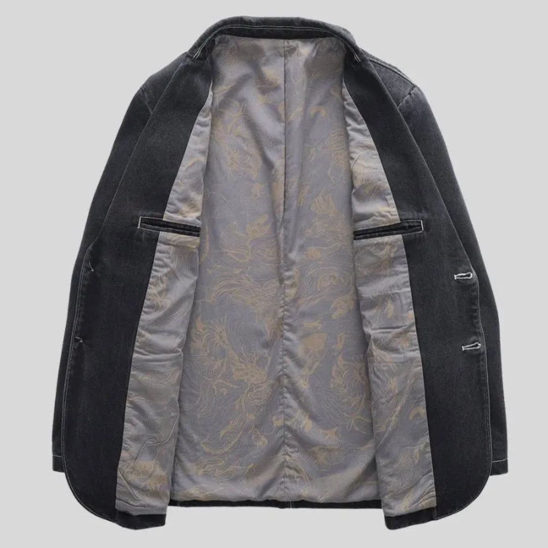 Adrian Rugged Denim Blazer Artisio