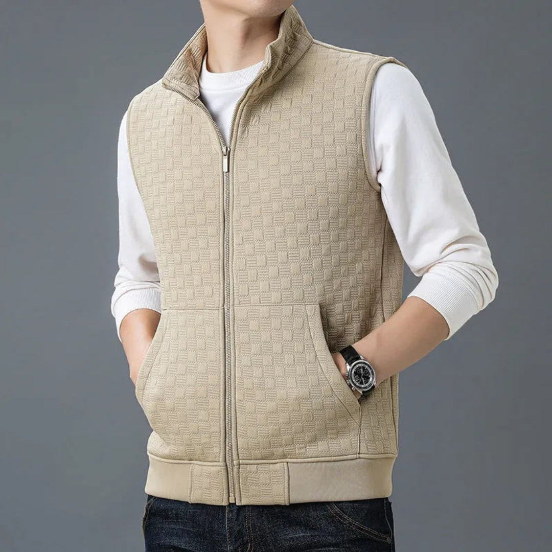 Aldrin Cotton Fleece Knit Vest Artisio