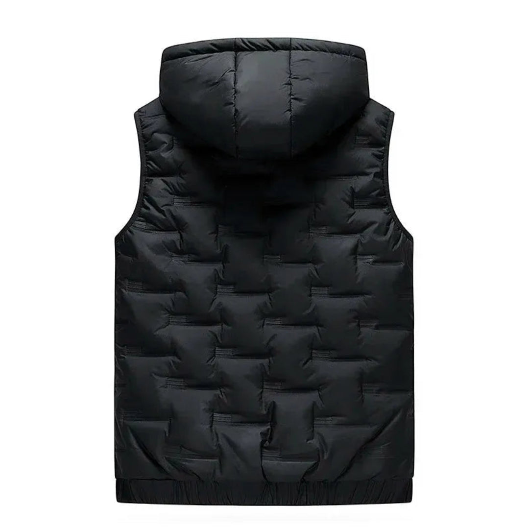 Amber Ultra-Light Hooded Down Vest Artisio