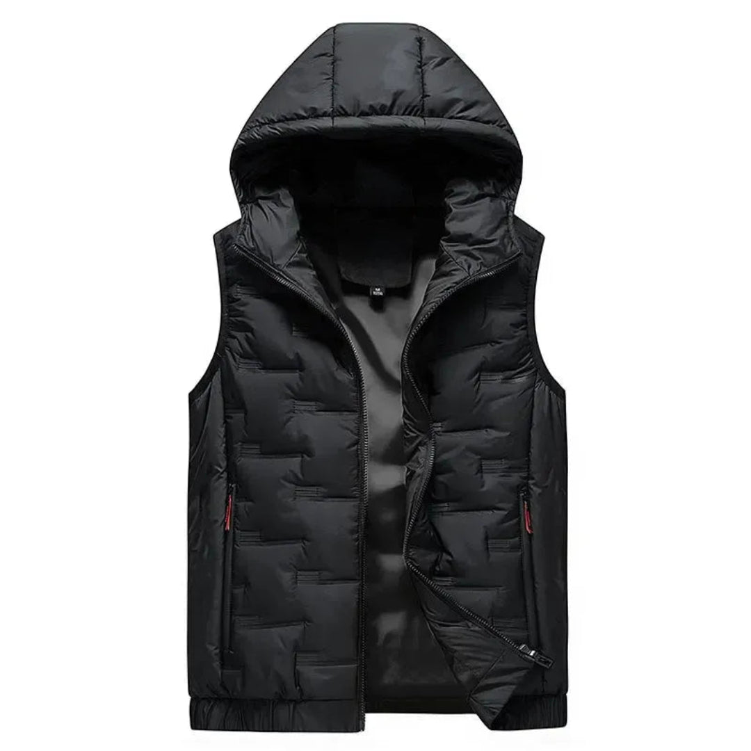 Amber Ultra-Light Hooded Down Vest Artisio