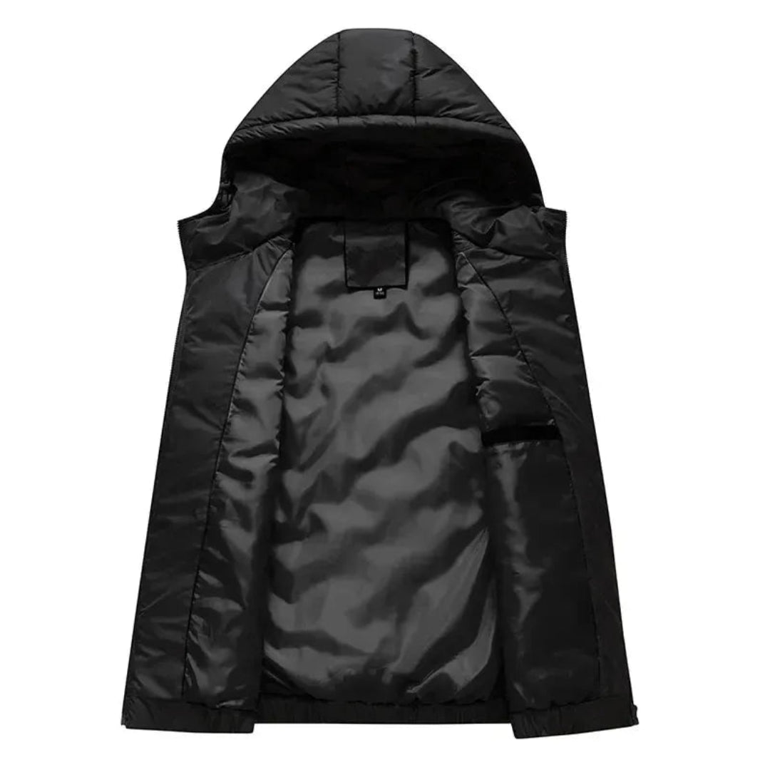 Amber Ultra-Light Hooded Down Vest Artisio