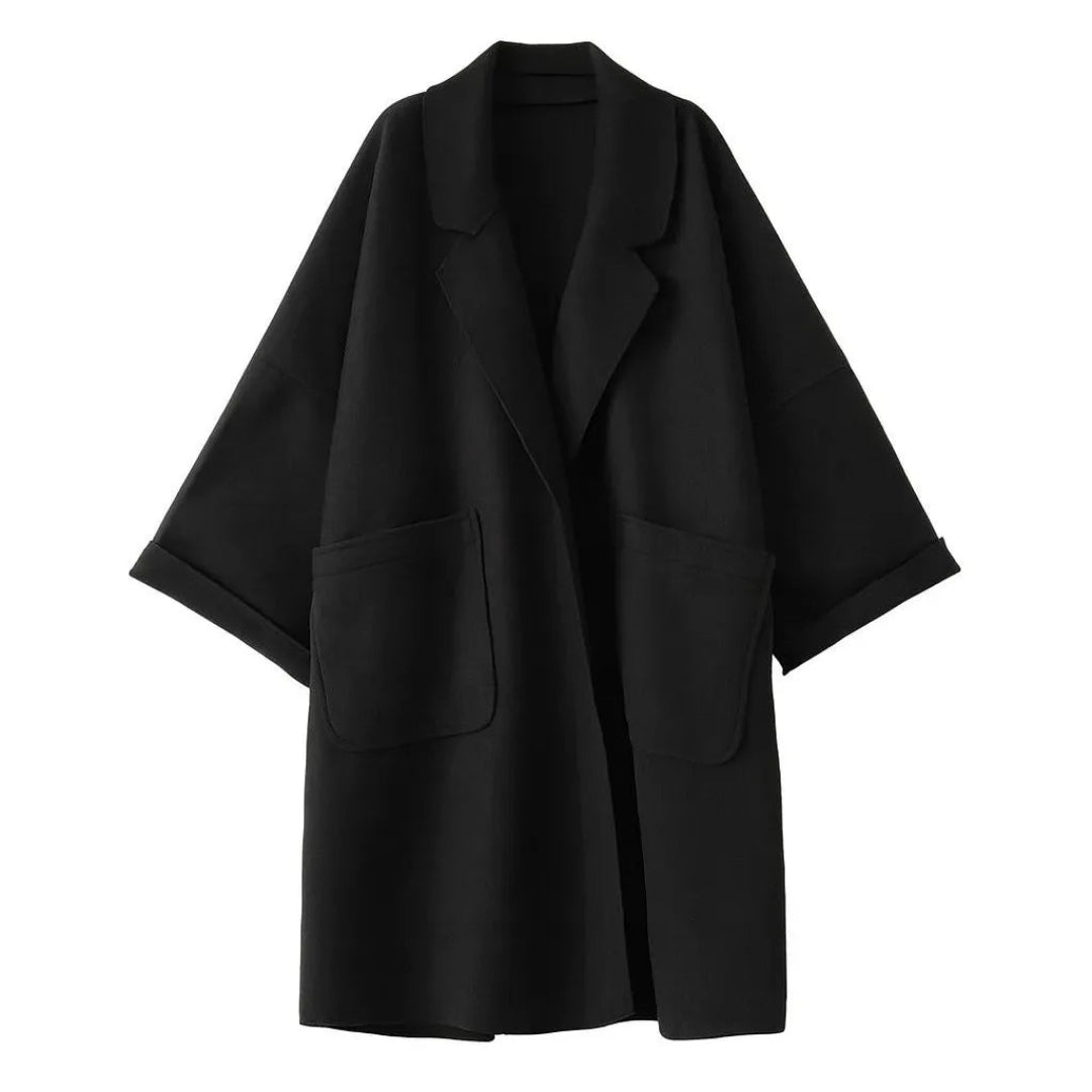 Astrid Oversized Wool Trench Coat Artisio