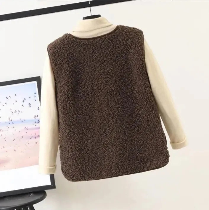 Aurora Sherpa Fleece Vest Artisio