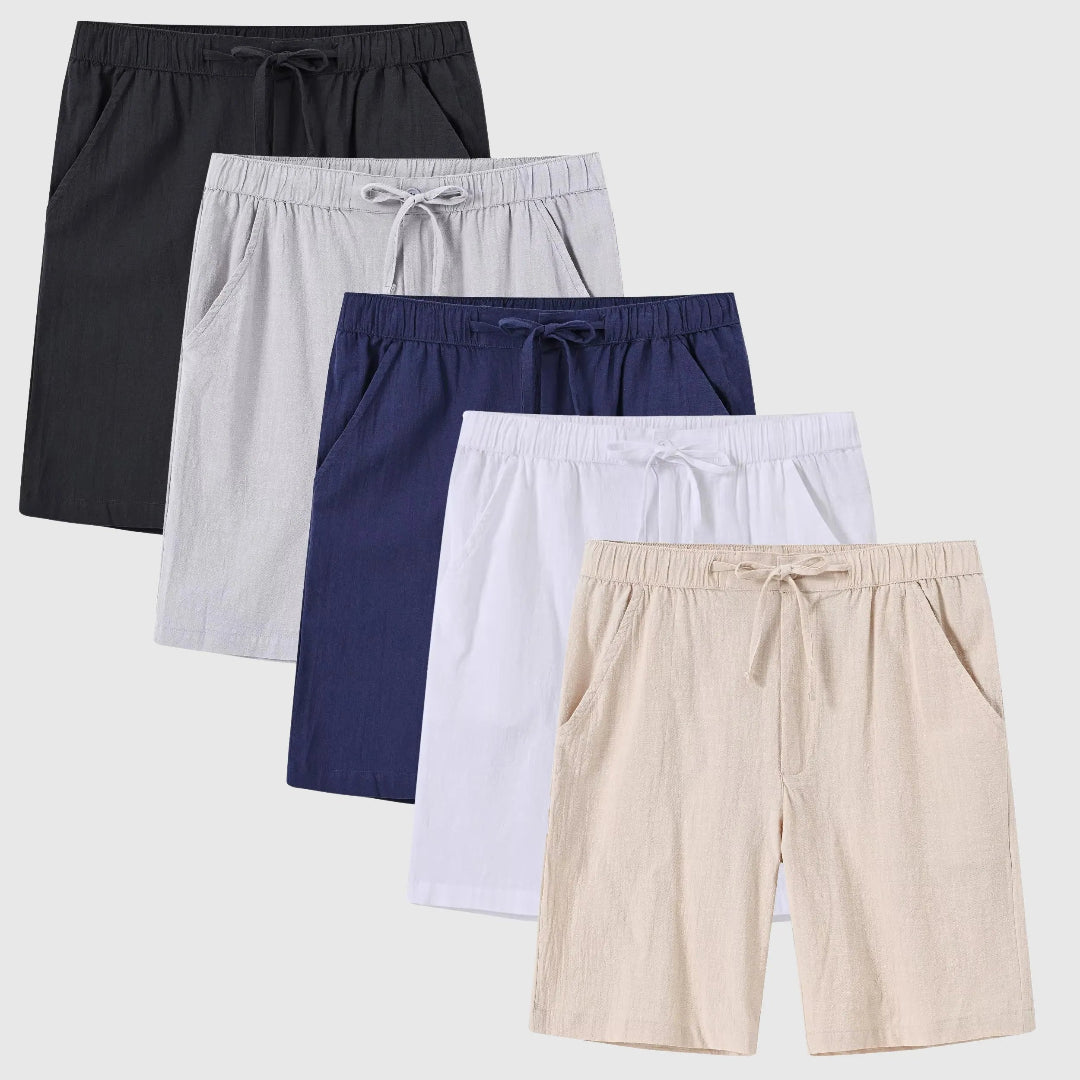 Ben Mid-Rise Drawstring Shorts Artisio