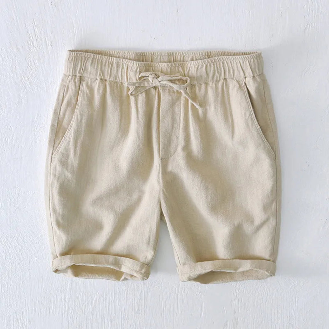 Bree Linen-Blend Summer Shorts Artisio
