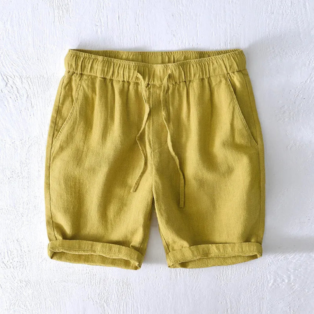 Bree Linen-Blend Summer Shorts Artisio