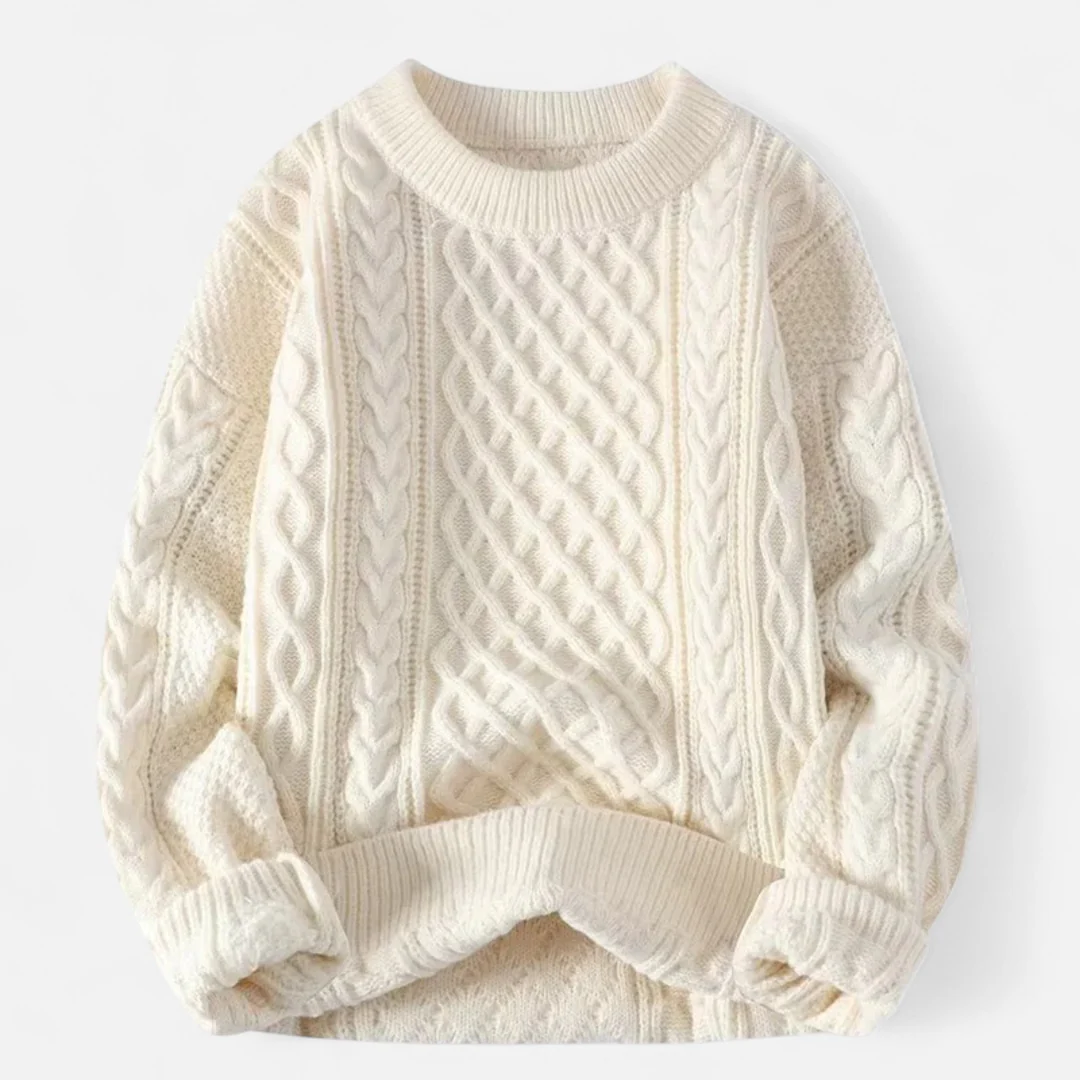 Brian Cable Pattern Sweater Artisio