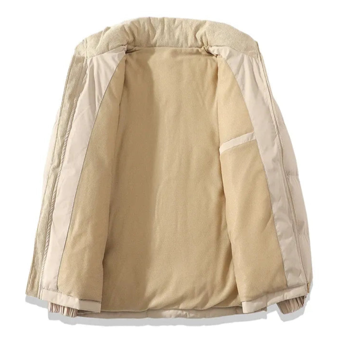 Cain Corduroy Puffer Jacket Artisio