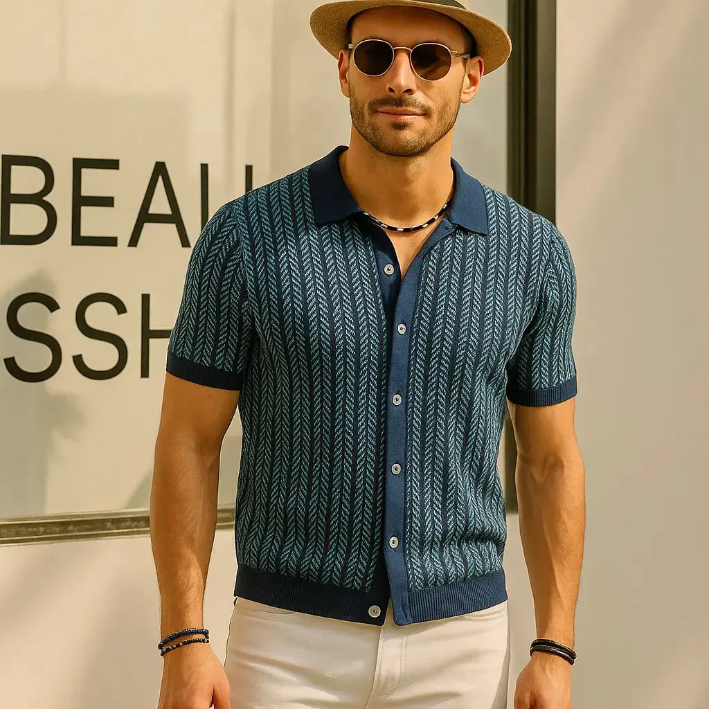 Carlo Mancini Button Down Polo