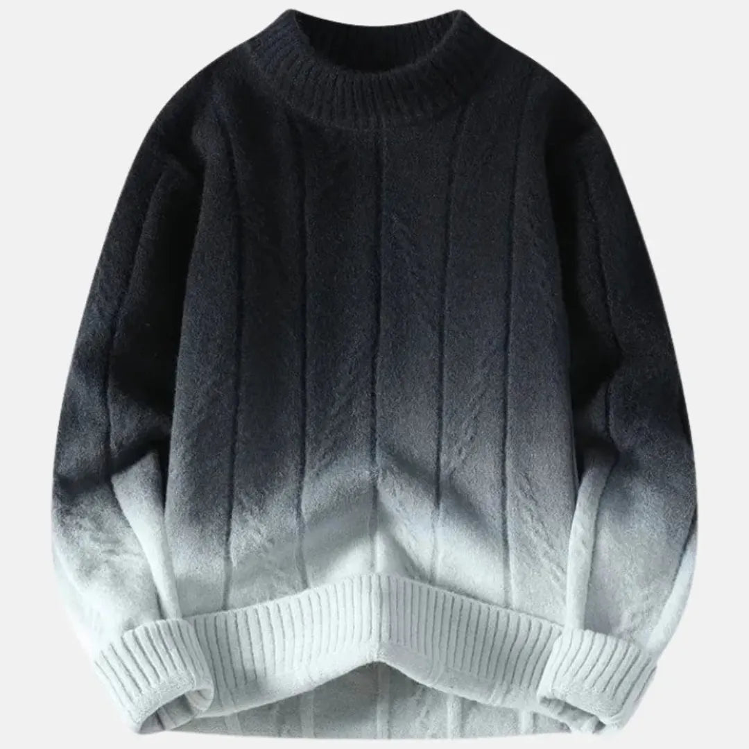 Cascade Ombré Crewneck Sweater Artisio