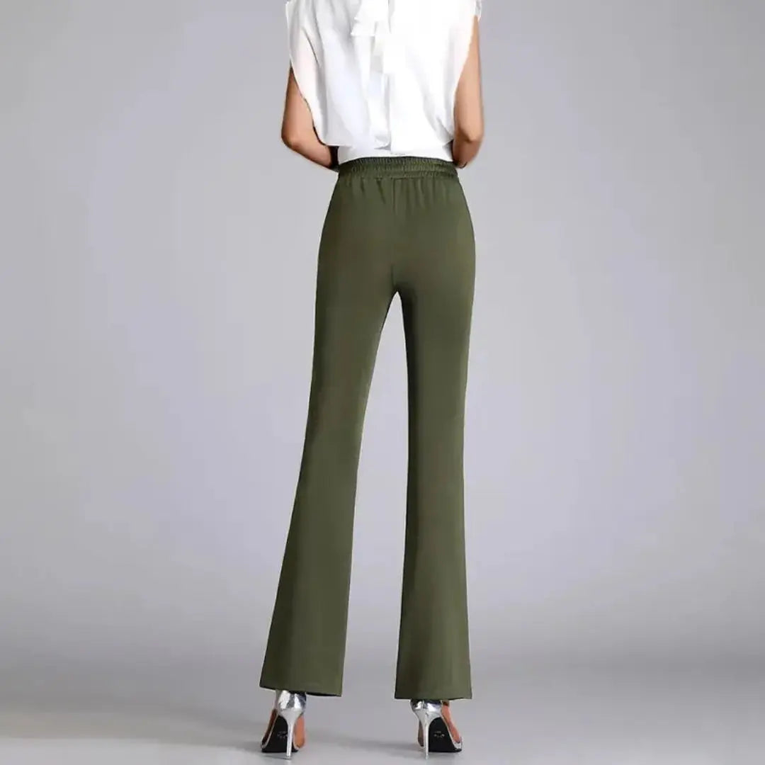 Celeste Women's High-Waist Flared Trousers Artisio