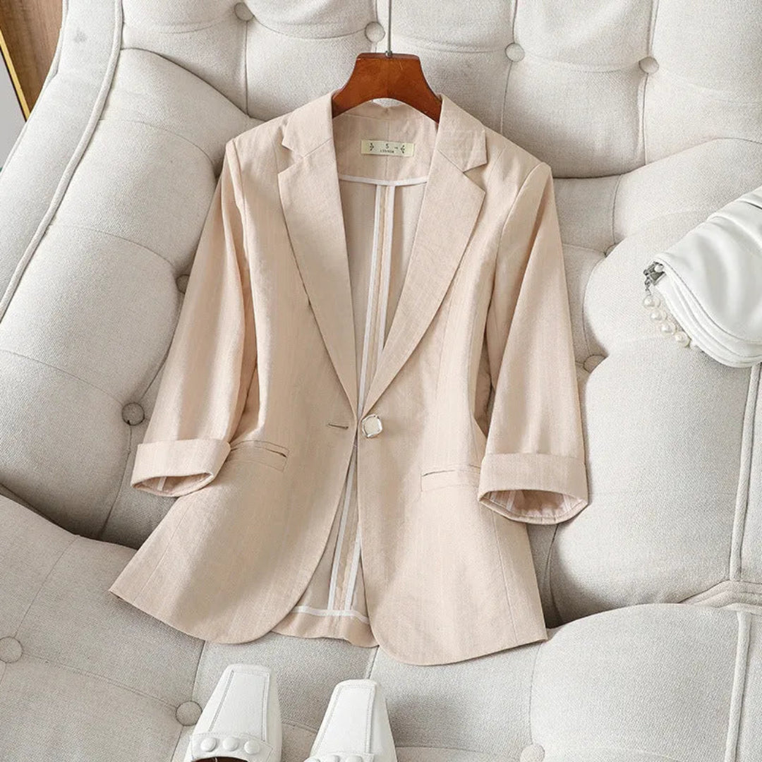 Charlie Lightweight Linen Blazer Artisio