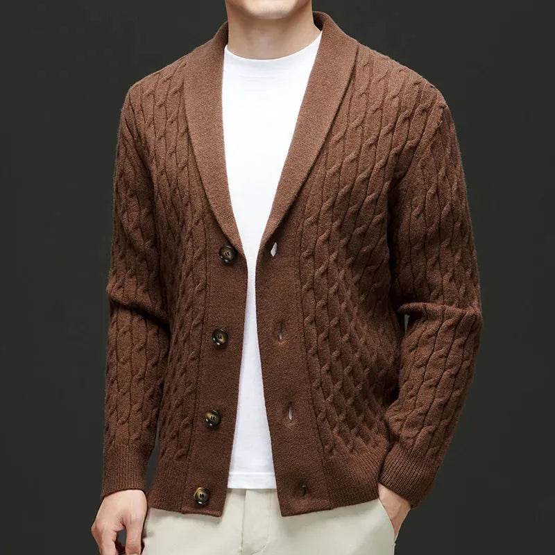 Chase Shawl Wool Cardigan Artisio