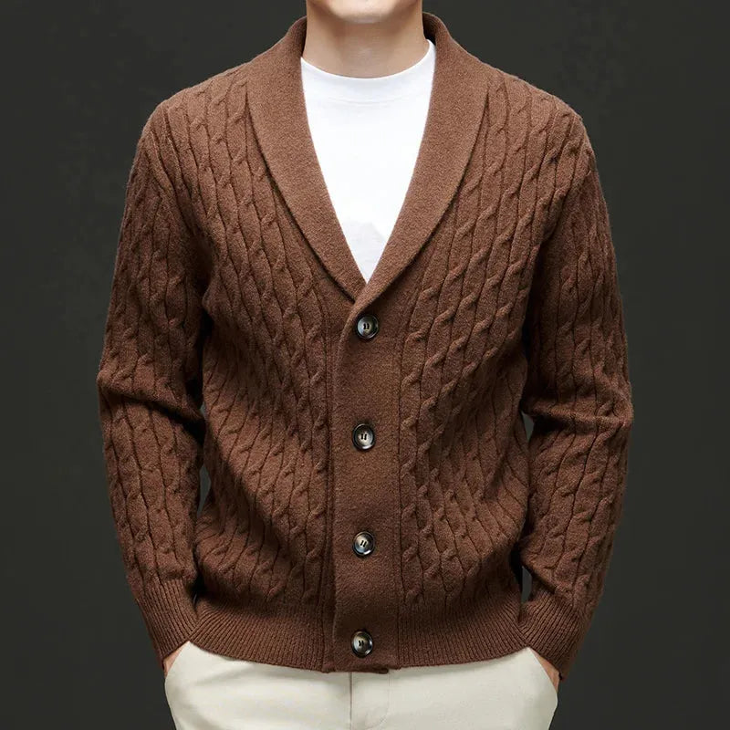 Chase Shawl Wool Cardigan Artisio