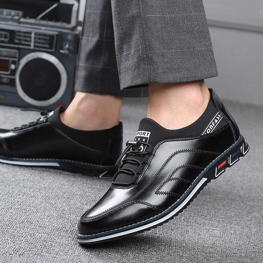 Chris Lace-Up Leather Sneakers Artisio