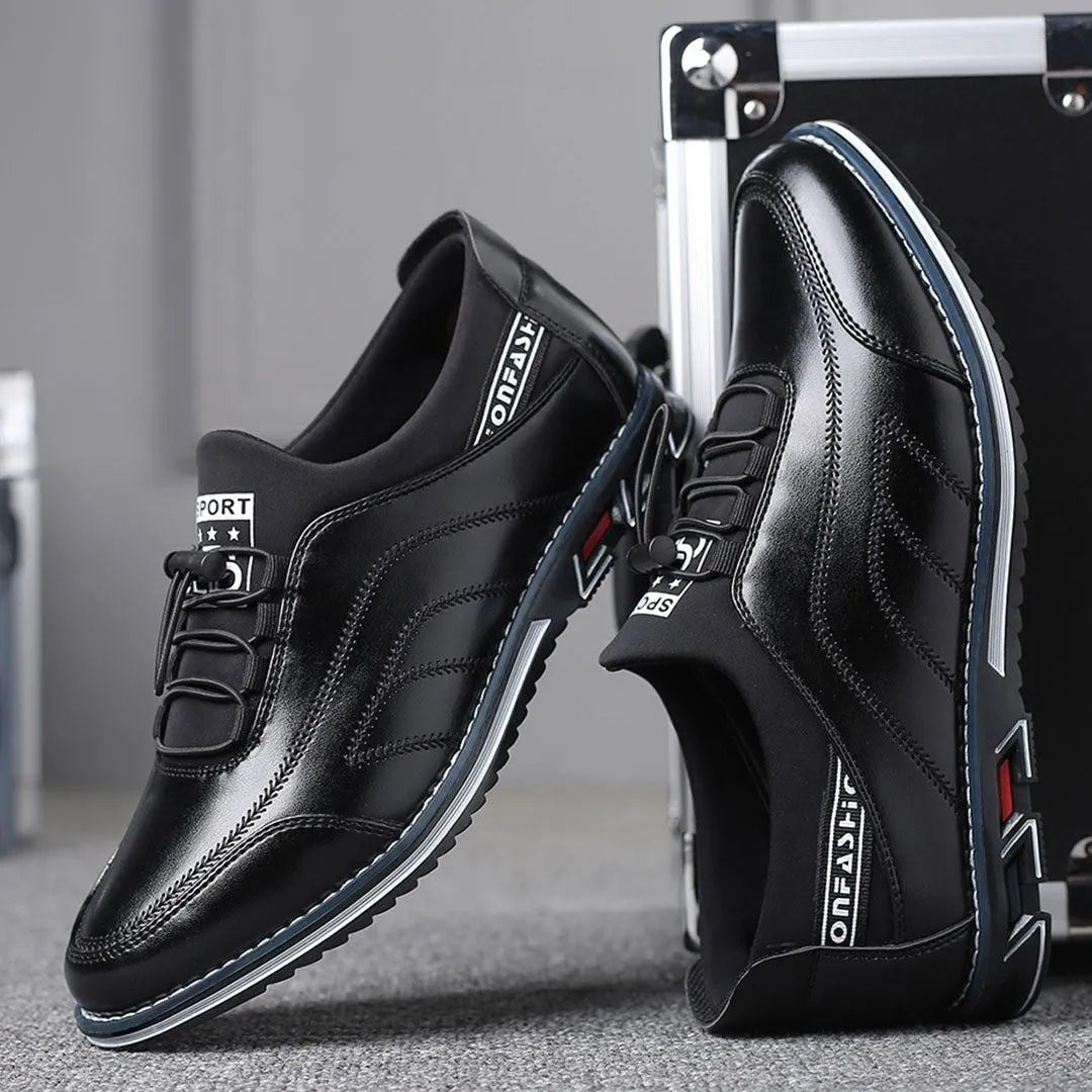 Chris Lace-Up Leather Sneakers Artisio