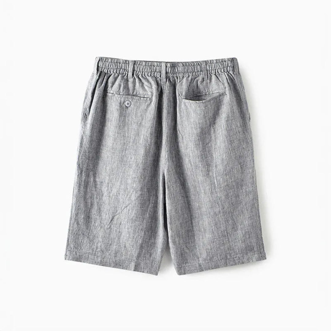 Dale Relaxed Linen Drawstring Shorts Artisio
