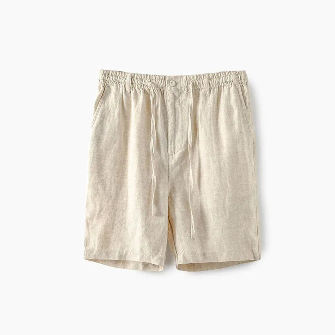 Dale Relaxed Linen Drawstring Shorts Artisio